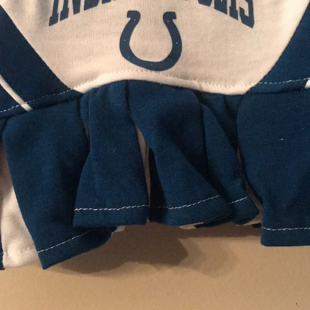 NFL  Dog Cheerleader Pet Wear Indianapolis Colts- NWT Size XS